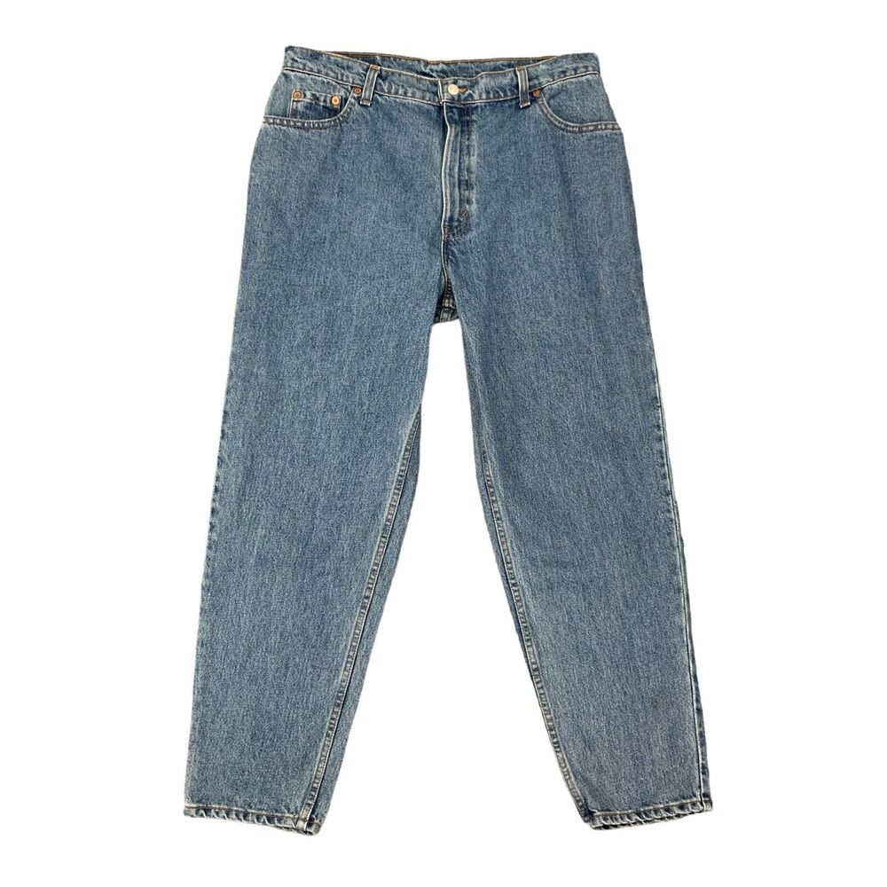 Vintage Levis Jeans Womens 16 Relaxed Tapered Leg 550 Red Tab Made Canada 90s